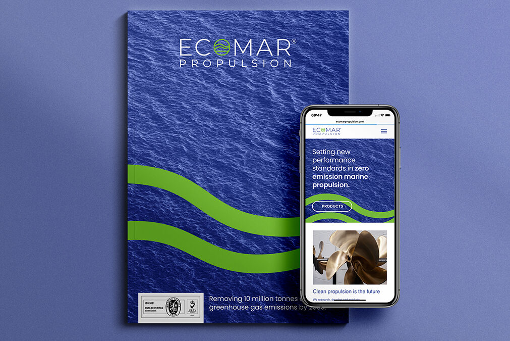 Brand design and photography for Ecomar Propulsion