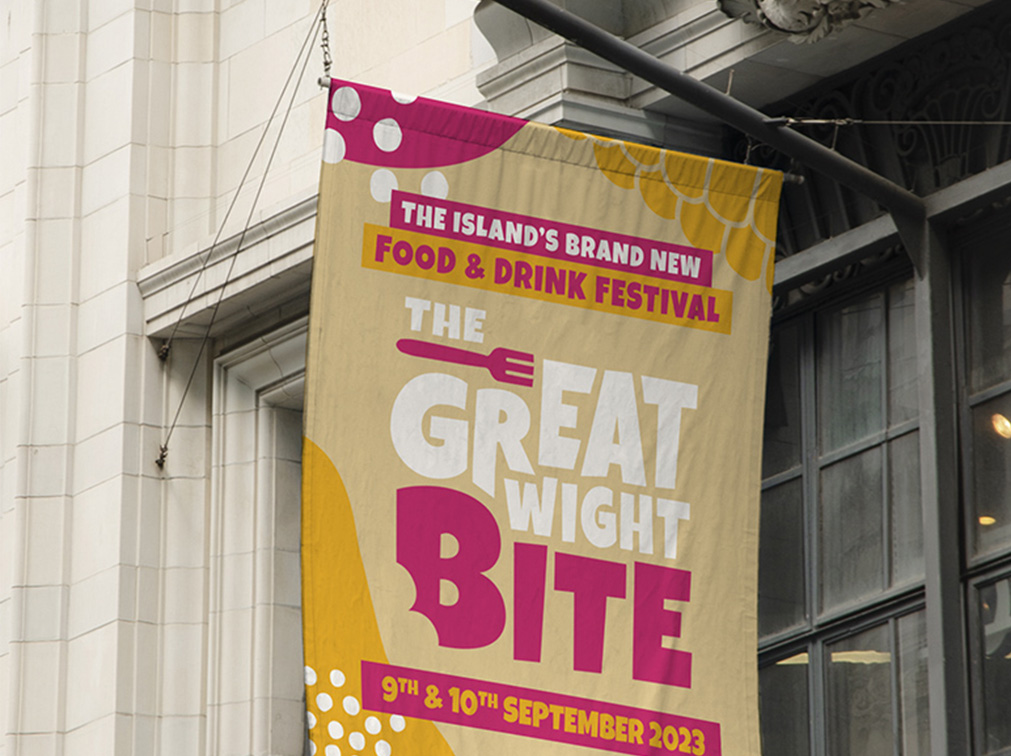 Festival branding for The Great Wight Bite